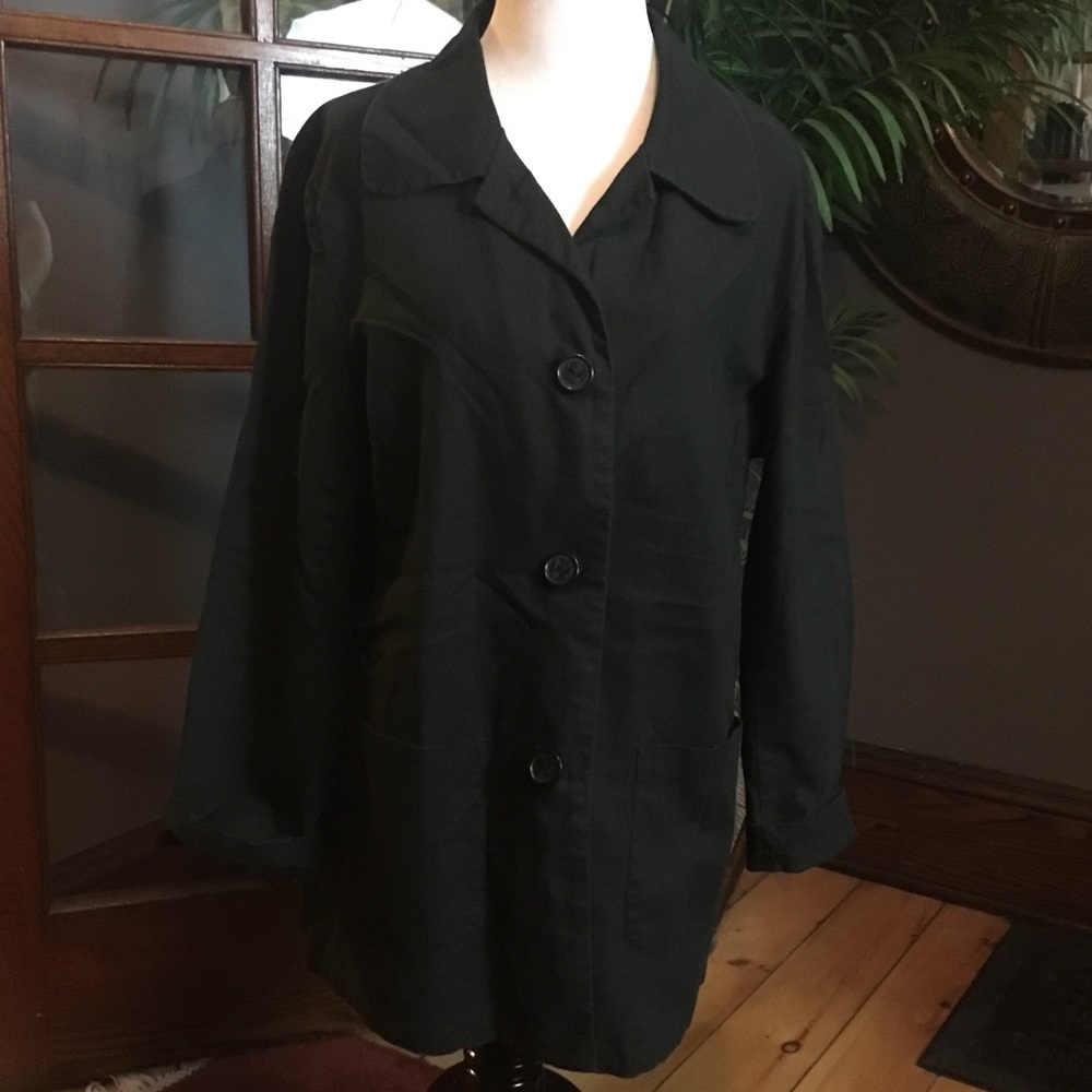Relax Casual Black Jacket